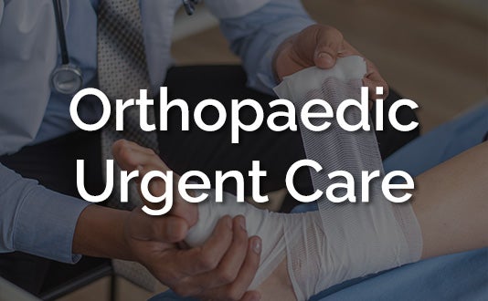 orthopaedic urgent care