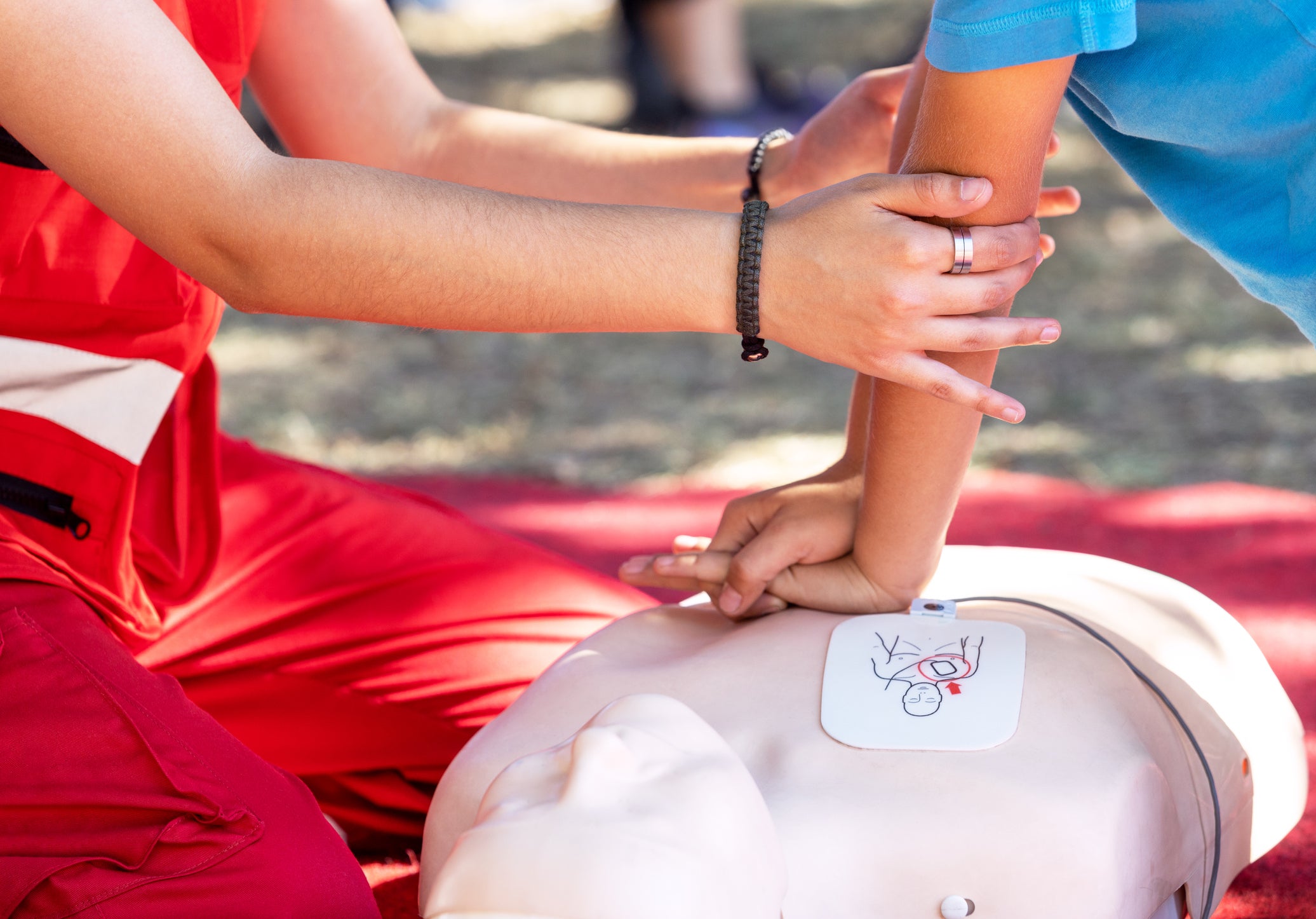 First Aid And Cpr Training Using Automated External Defibrillator Device &ndash; Aed