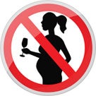 graphic saying pregnant women not drinking