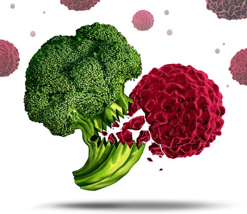 broccoli and cancer cells