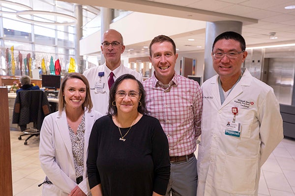 Tracey Peeble and cardiology group