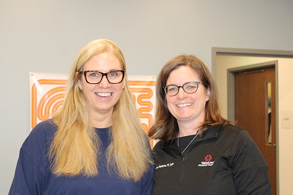 Patient Patty with Therapist Anne