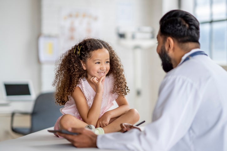 child seeing doctor for adhd