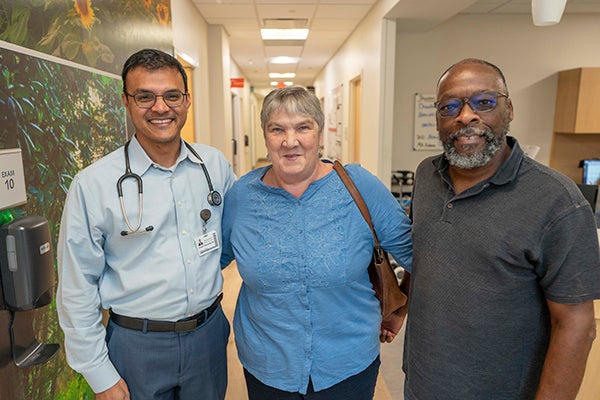 Petra, husband, and doctor