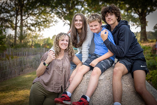 Dr. Politte with her children