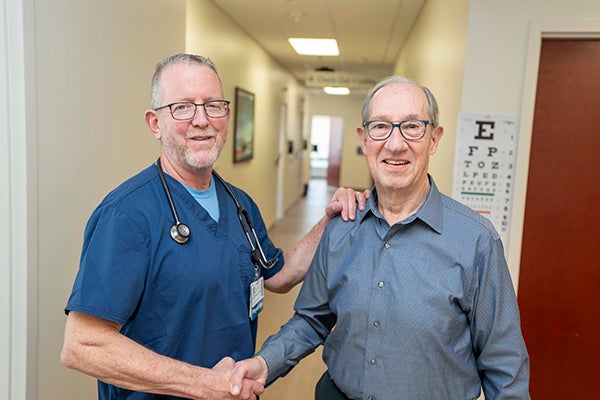 Dr. Whelan handshake