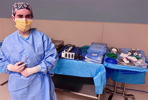 Karen Nolan as a Nurse