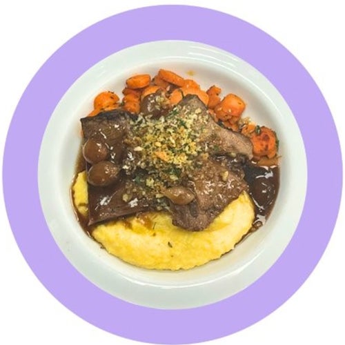 beef, potatoes, and carrots