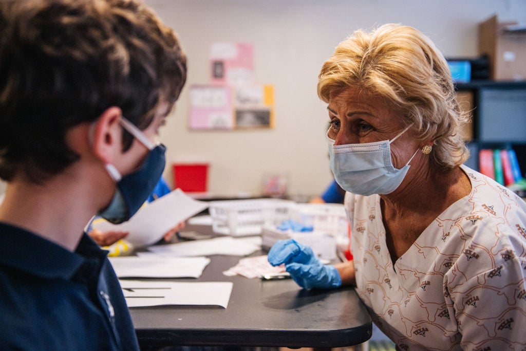 Xavier Academy In Houston Hosts COVID-19 Vaccination Clinic For 12-15 Year Olds