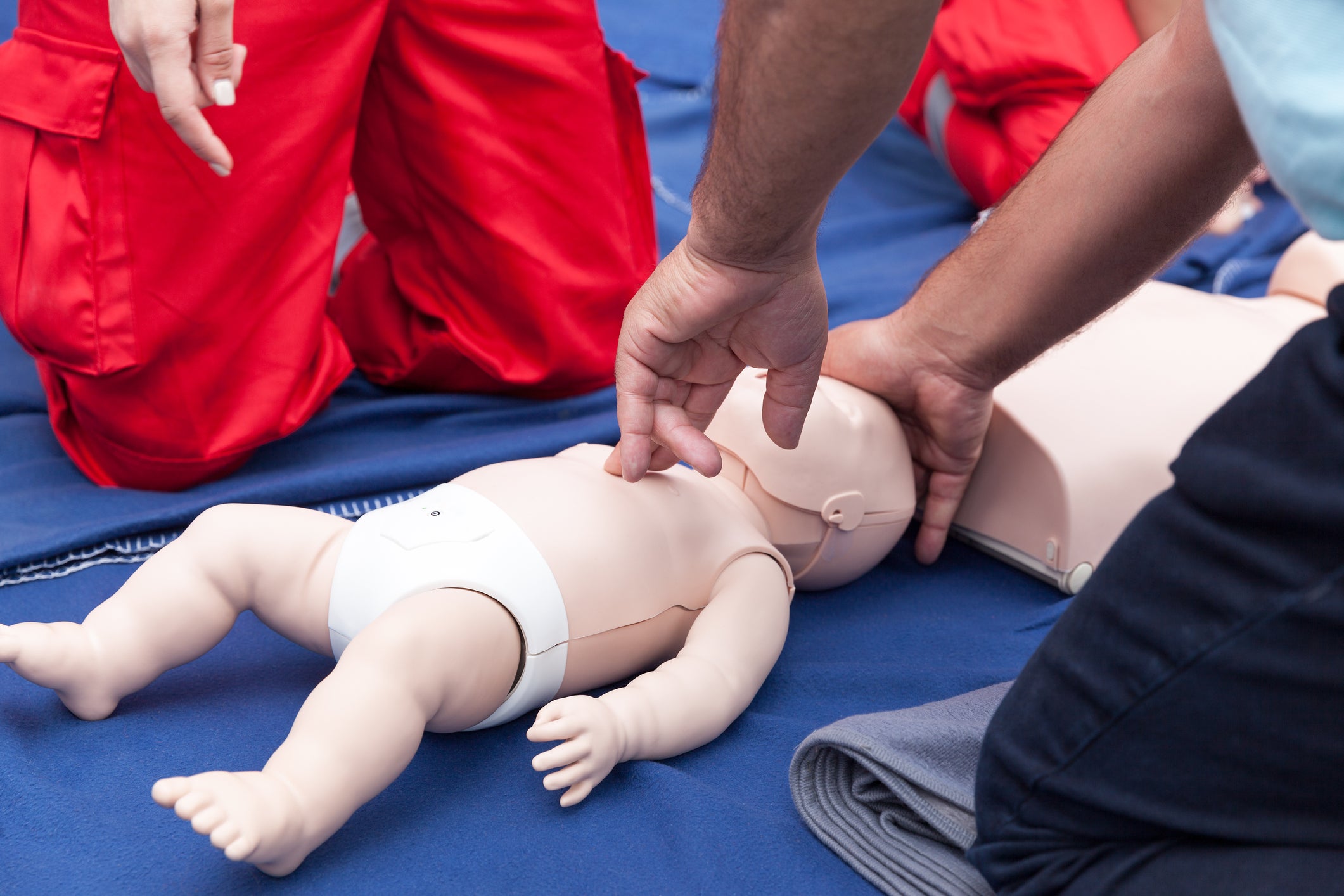 Child or baby first aid training