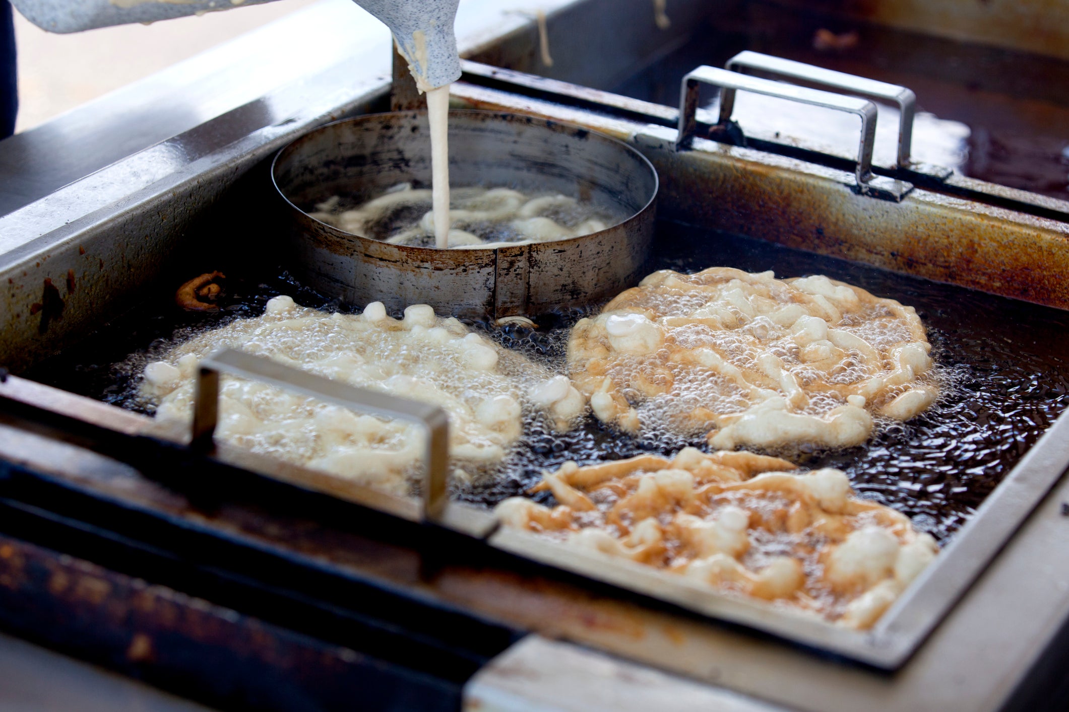 Making Funnel Cake
