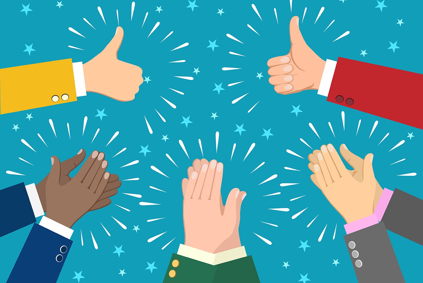 Clapping Hands Graphic