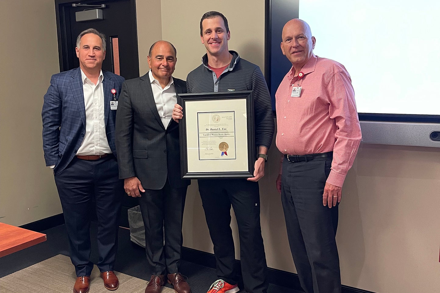 Daniel Fox Getting a Reward