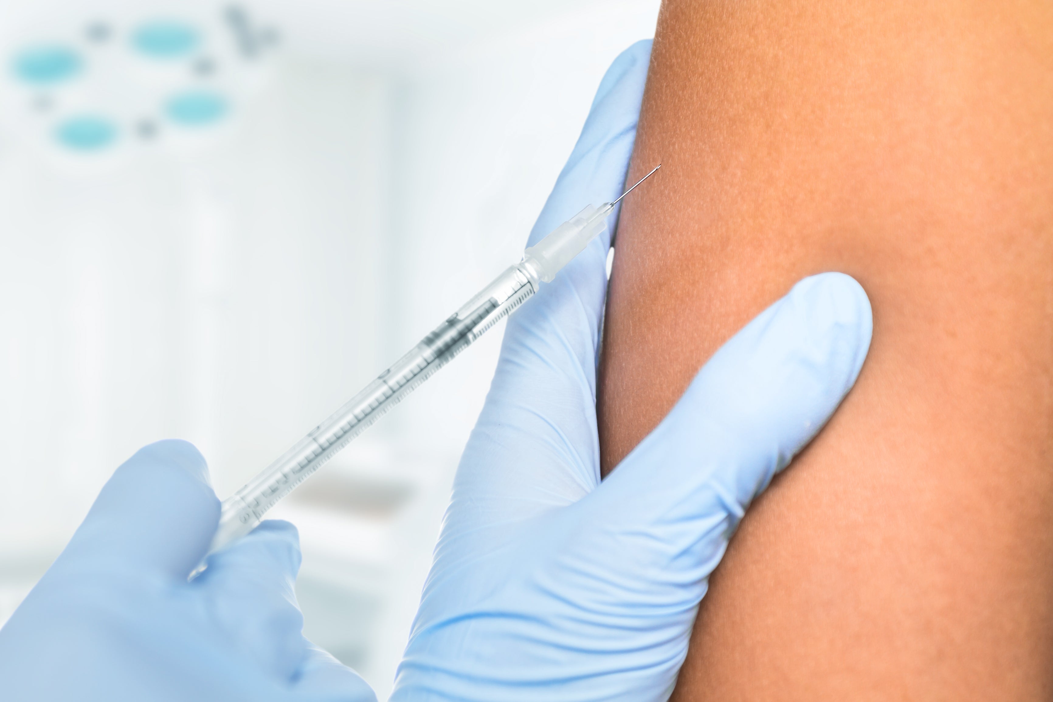 Vaccine in shoulder