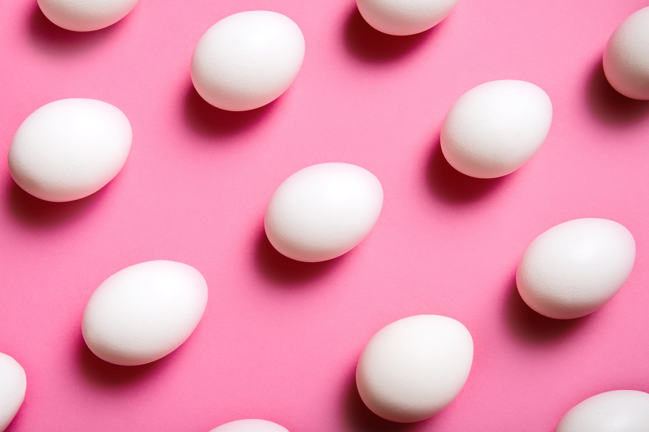 Egg Pattern on Pink
