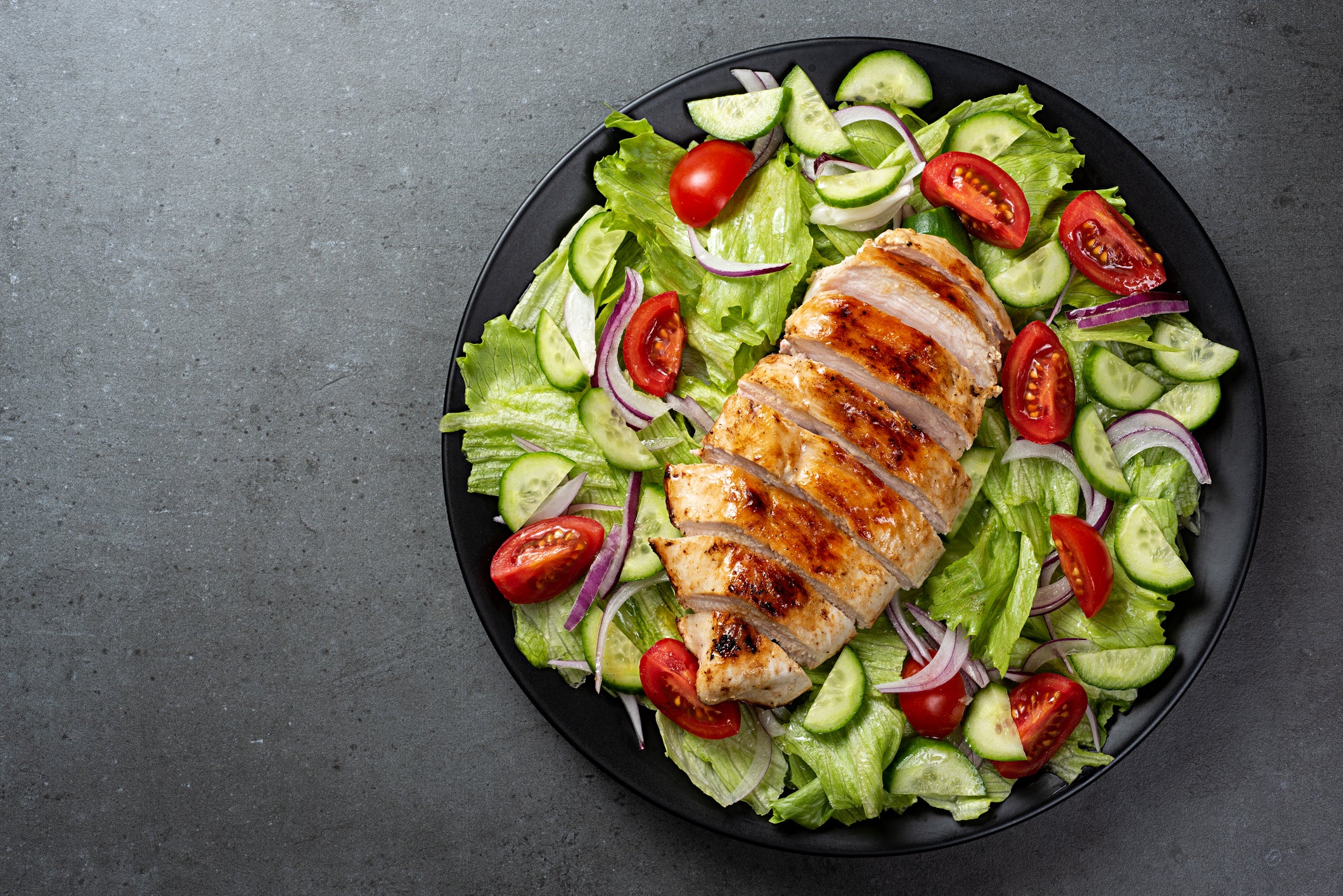 Mediterranean Grilled Chicken Salad