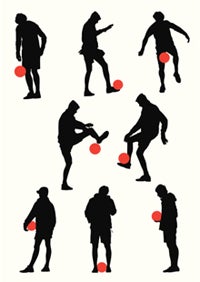 diagram of soccer ball moves