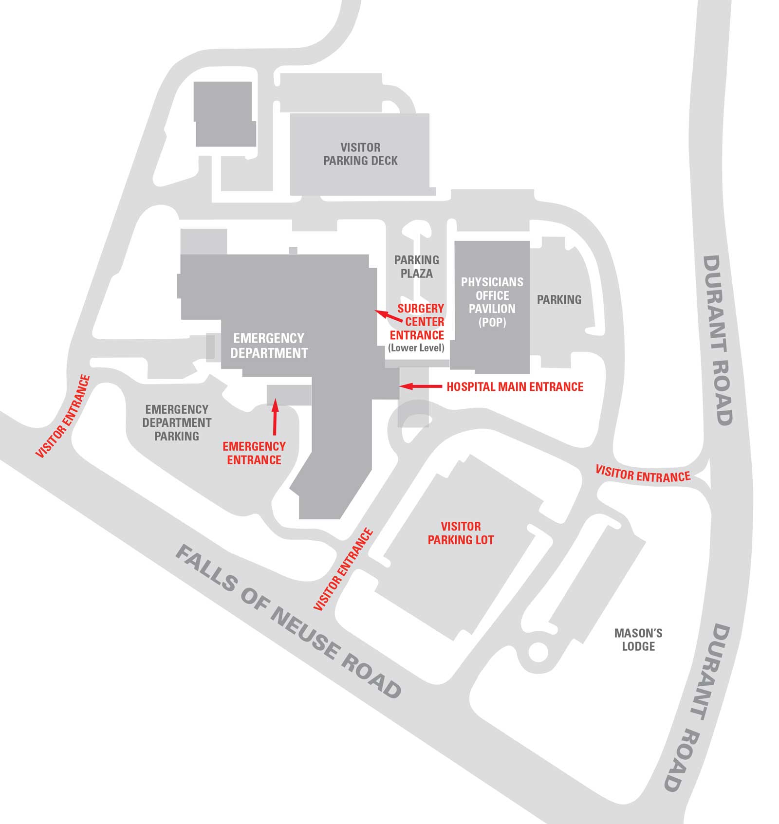 OB Campus Map - North