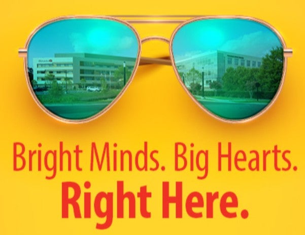 Bright Minds and Big Hearts graphic