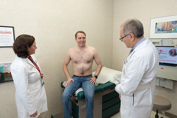 Ben with a broad chest