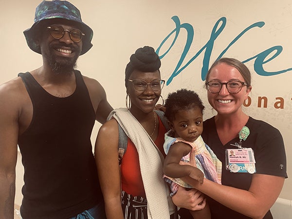 family with nicu nurse
