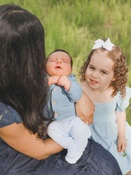Sarah and her two little ones