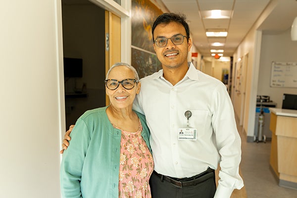 Andrea and Dr. Namireddy