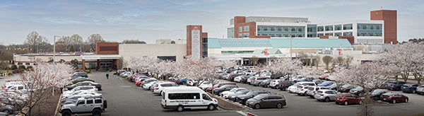 Cary Hospital parking lot