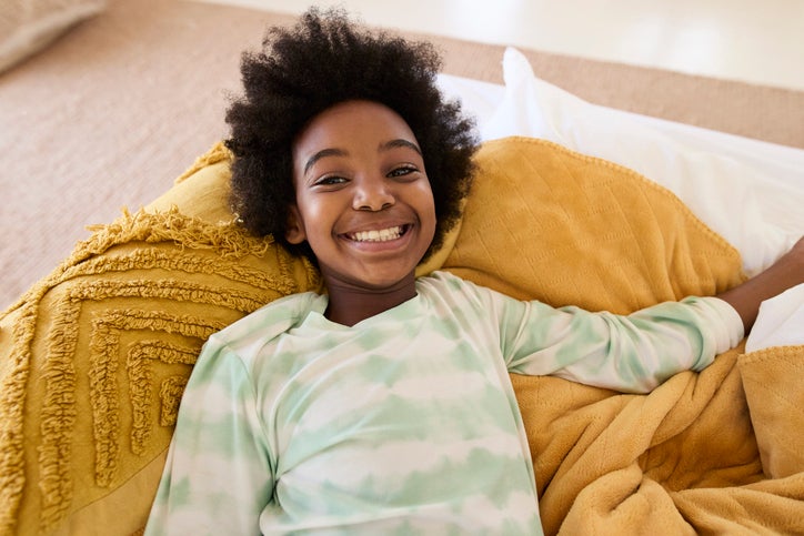 cute little girl smiling
