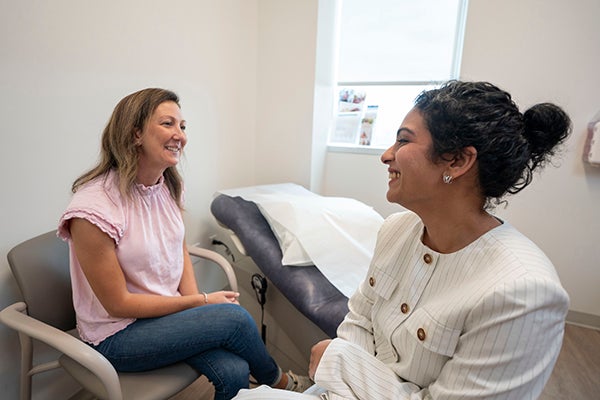 Danielle and Dr. Kopparthy