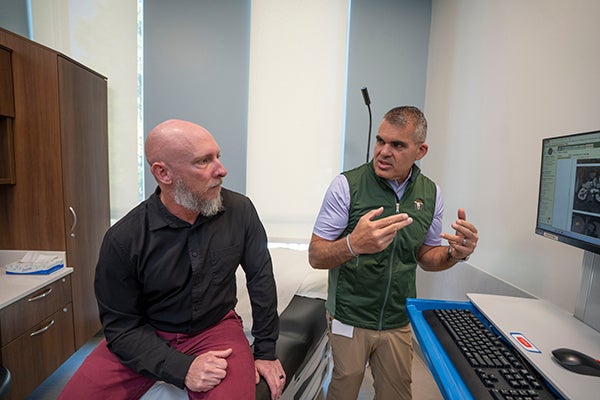 Dr. Chawla explaining