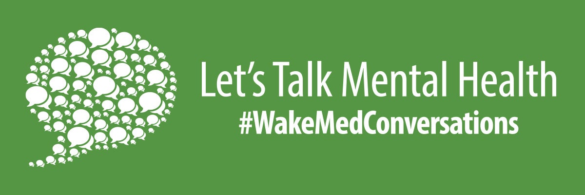 Let's talk mental health graphic