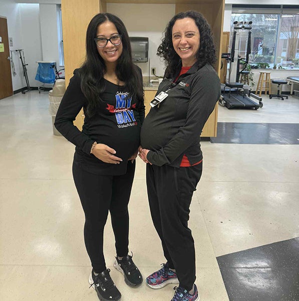 Sarah and Sara in therapy and pregnant