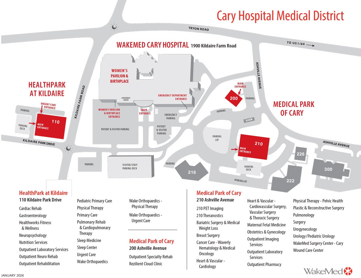 Medical District Campus Map