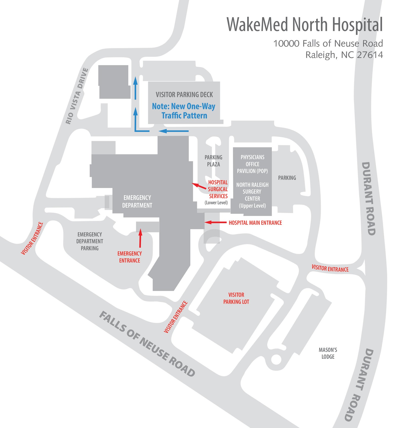 OB Campus Map - North