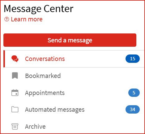 send a message graphic